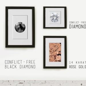 Black diamond ring-Teardrop engagement ring wedding-Pear shaped ring drop-Alternative ring promise-Rose gold ring unique-Dainty ring simple image 8