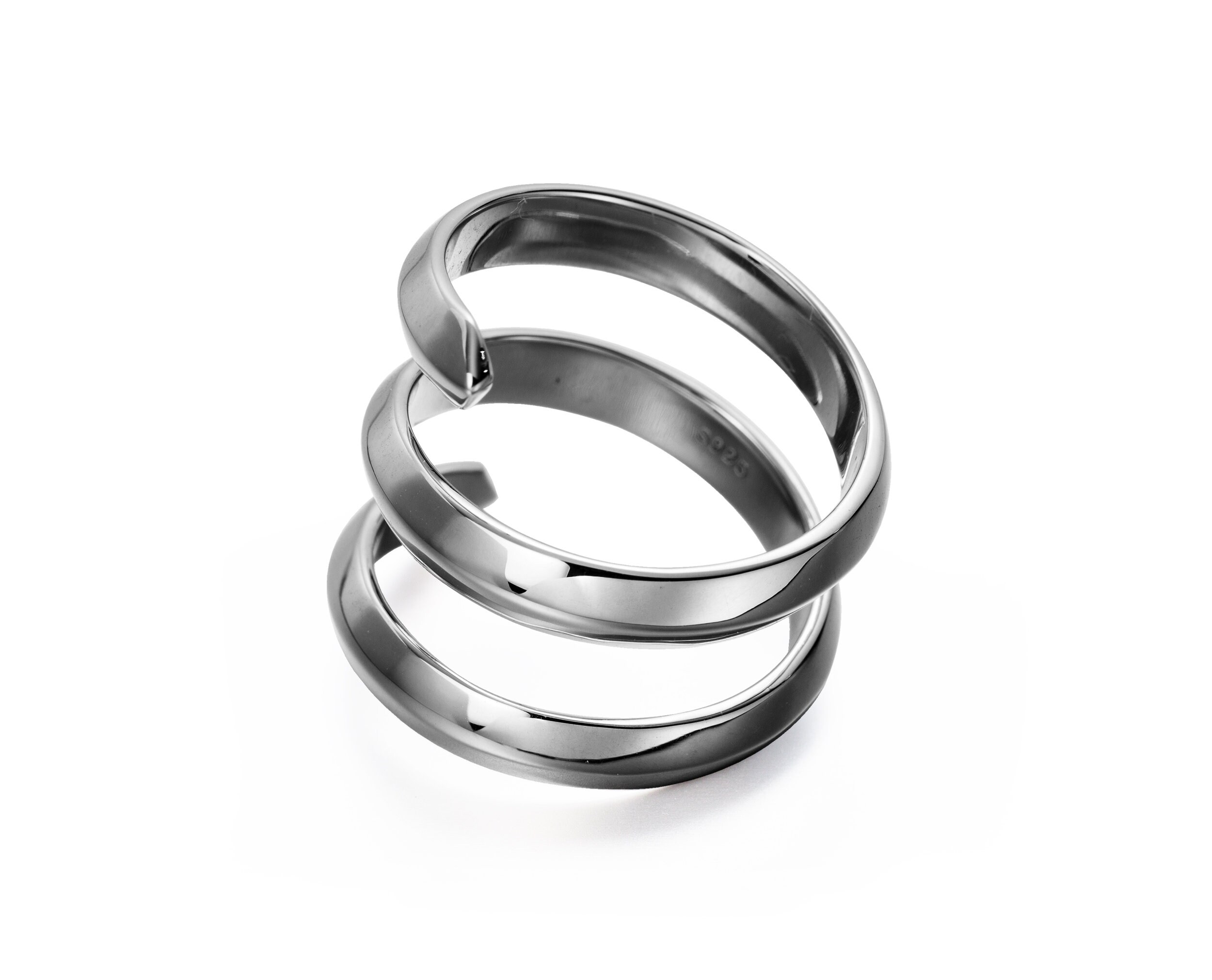 His and Her Promise Rings Set Matching Promise Ring Set for Etsy