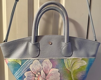 Hand Painted Purse- Spring Floral