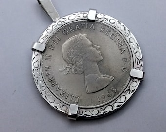 Coin Bezel 25mmx2mm Sterling silver,