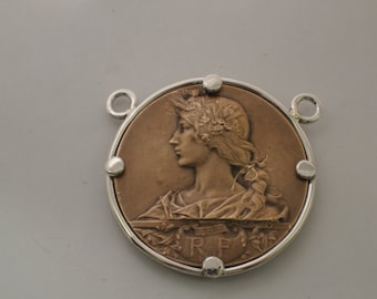 Coin bezels, Coin Jewelry, Handmade coin jewelry