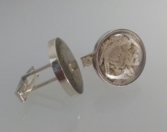Silver Cufflinks, Handmade Sterling silver Cufflinks. Mens jewelry