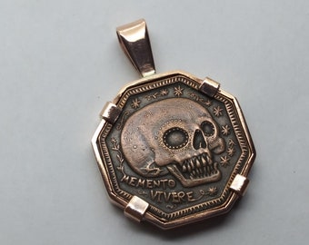Copper bezel for copper coin. 30mm x 3mm Coin.