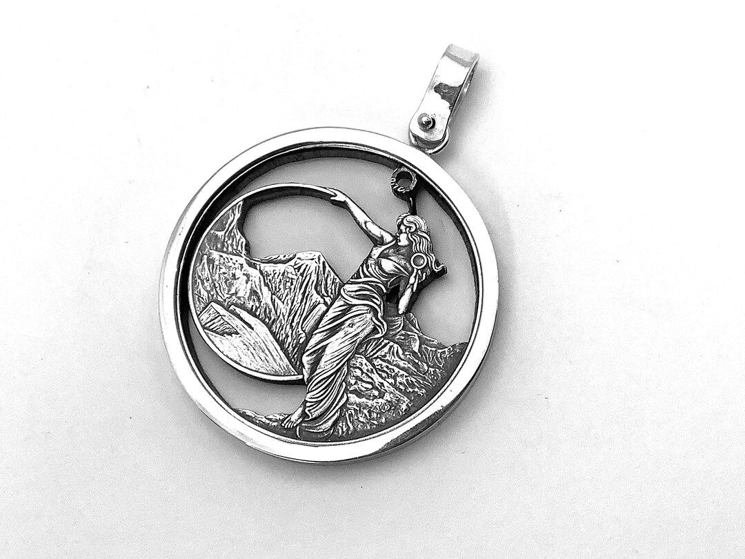 Coin Bezel in Sterling Silver for Larger Coin. 35mm X Mm Coin. - Etsy