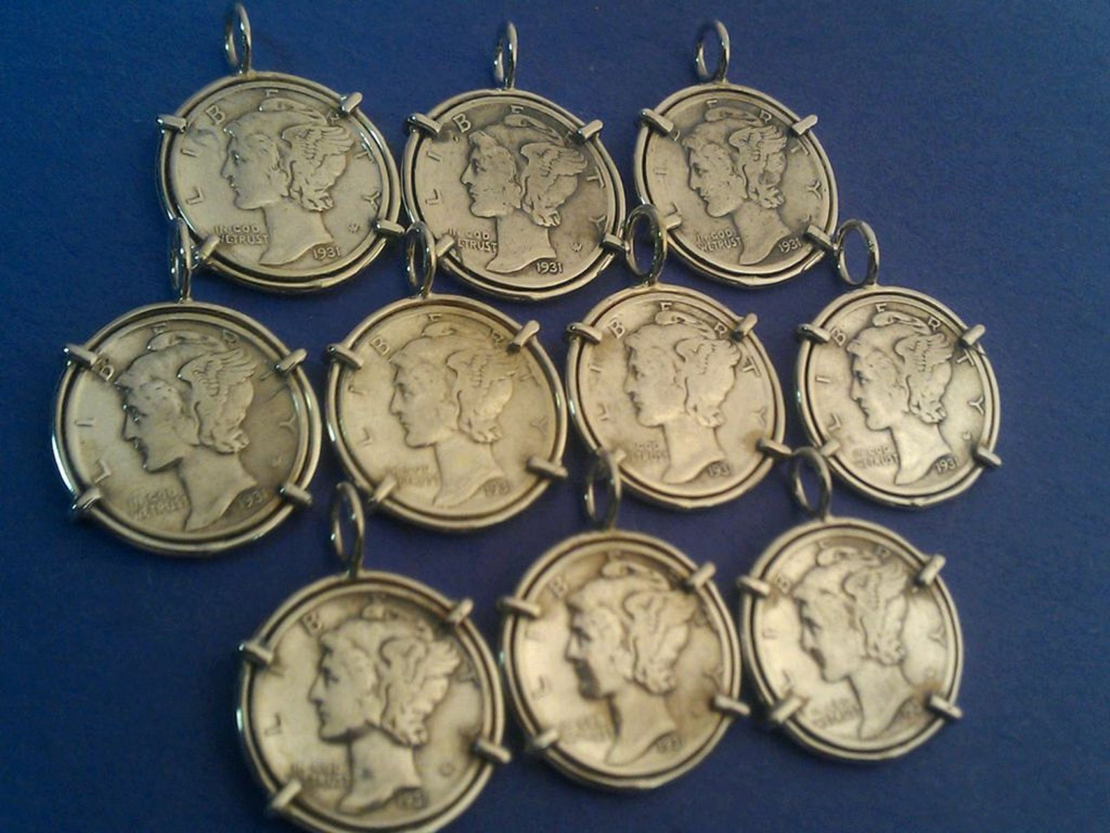 Bezel for Coins. Sterling Silver Bezels for Coins. Etsy