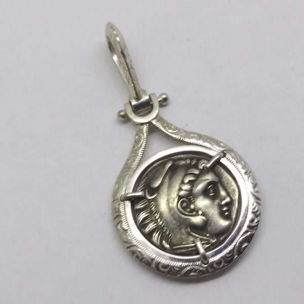Sterling silver coin bezel for 15mm x 3mm Coin
