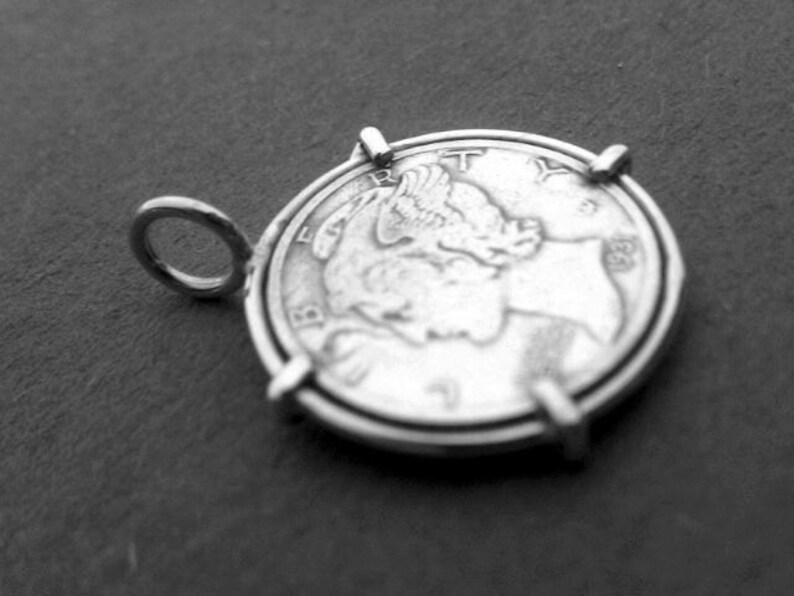 Bezel for Coins. Sterling Silver Bezels for Coins. Etsy