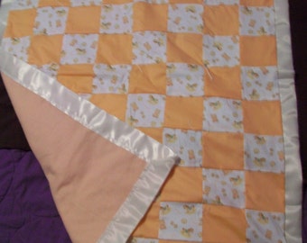 Personalized Hand-Stitched Baby Quilt