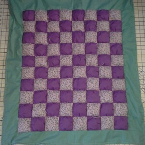Handmade "Puff" Quilt