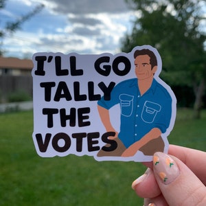 I’ll Go Tally the Votes Survivor Sticker