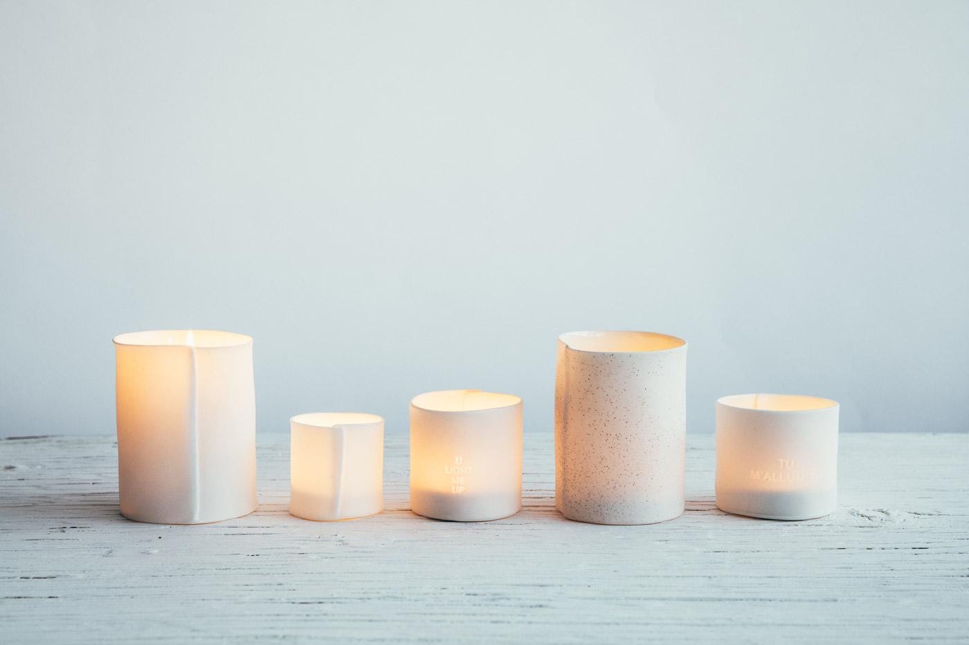 Translucent Speckled Porcelain Lantern - Etsy