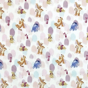 Winnie the Pooh and Friends - 100% cotton digital print fabric - DD002