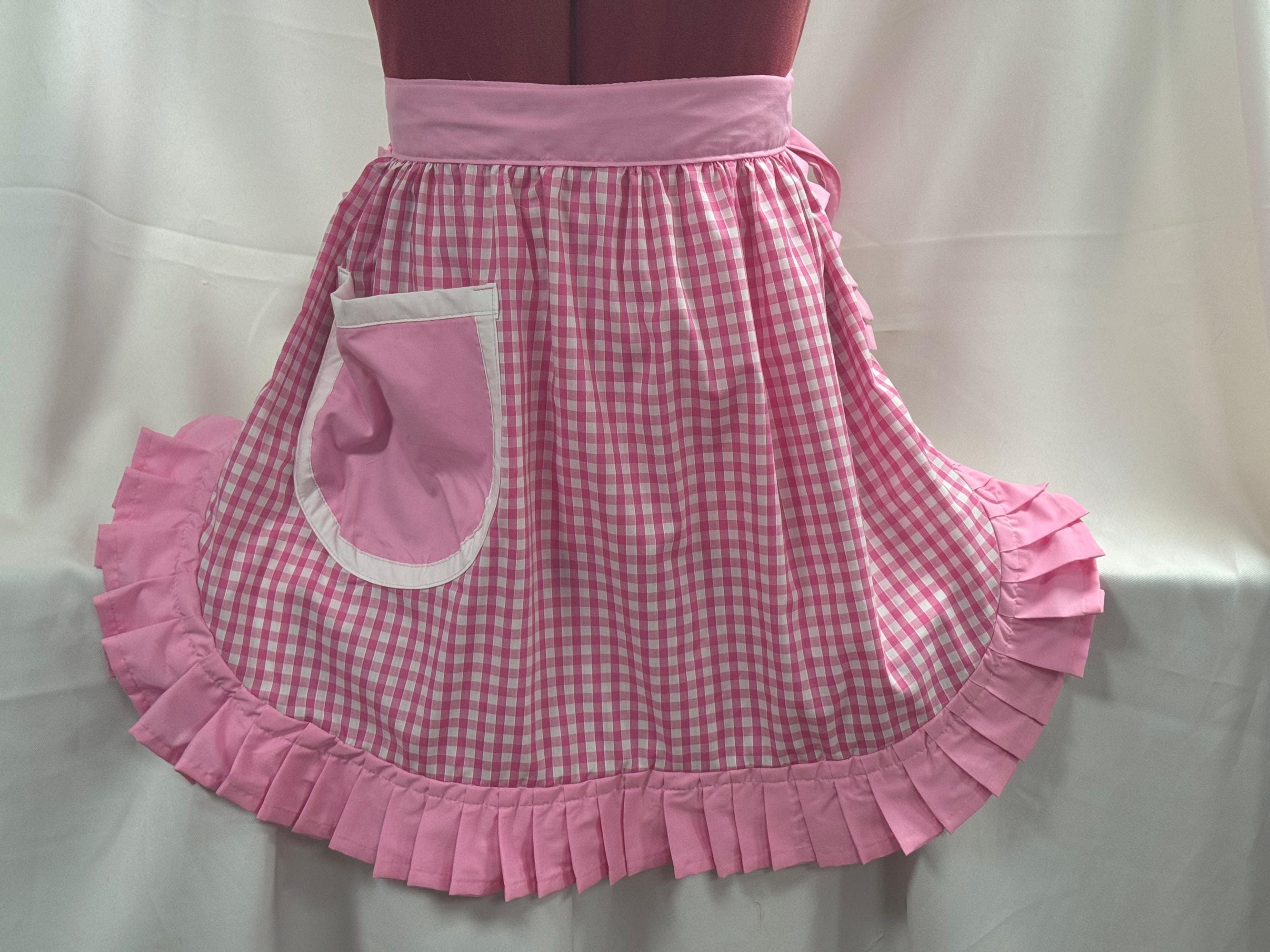 Miss Selfridge - Jupe longue à carreaux vichy - Rose