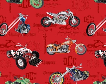 Vintage 90's Orange County Choppers Double Sided Long Sleeve T