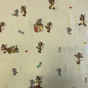Licensed Turner Ent., Tuffy, Tom & Jerry - 100% cotton print fabric - FCMM0004