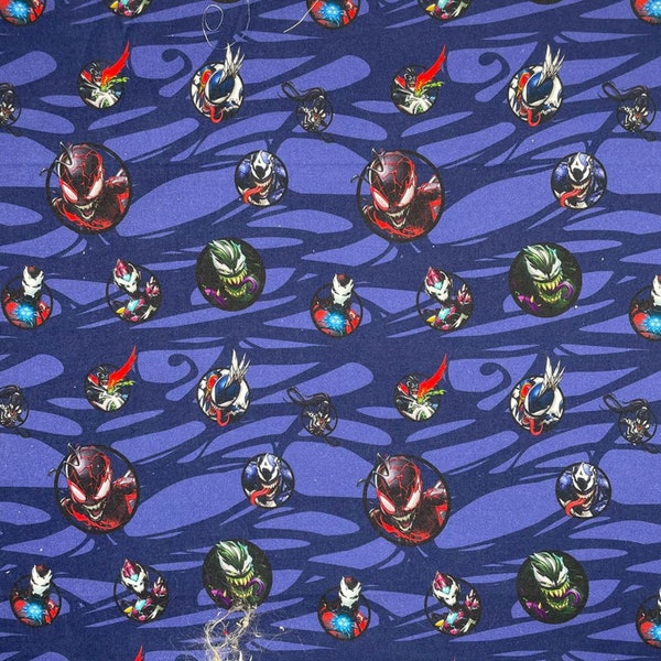 Venom (2) - 100% cotton digital print fabric - CCL049