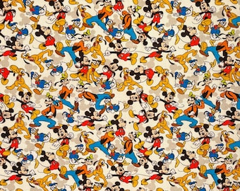 Mickey Mouse Club House - 100% cotton digital print fabric - CL029