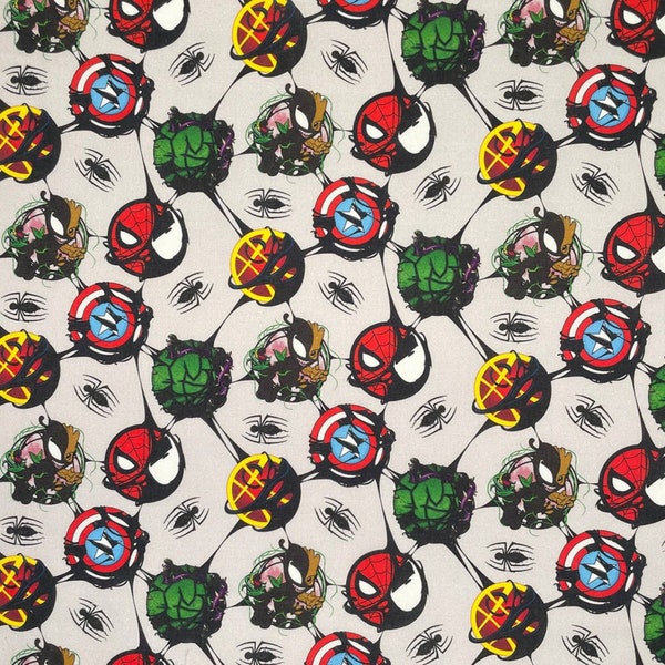 Venom (1) - 100% cotton digital print fabric - CCL048