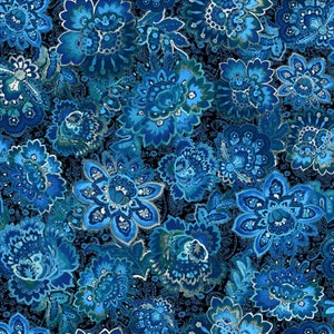 100% cotton print fabric - Resplendent by Jason Yenter - AS 2JYO-2