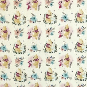 Winnie the Pooh - Tejido con estampado digital 100% algodón - DD003