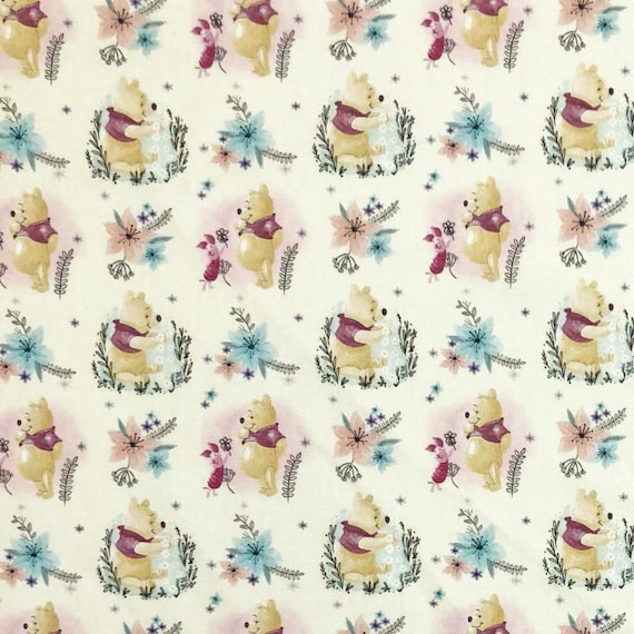 Winnie the Pooh - 100% Cotton Digital Print Fabric - DD003 - Etsy