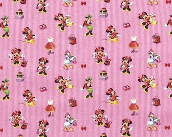 Minnie Mouse and friends - 100% cotton digital print fabric - DD011