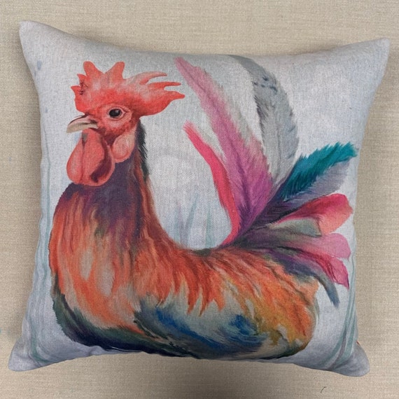 Make Your Own Cushion Cover Kit. Rooster CLP009K Etsy UK