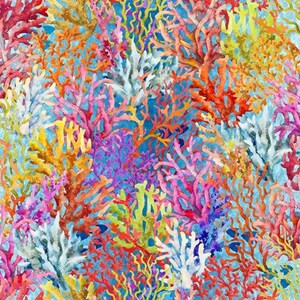 100% cotton print fabric - Calypso II by Jason Yenter - AS 29CAL-1