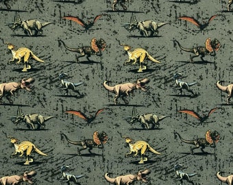 Jurassic Park - 100% cotton digital print fabric - DD009