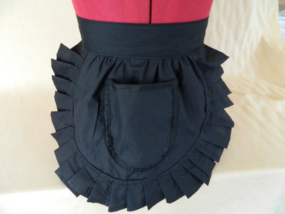 レトロ ビンテージ スタイルのウェイトレス/メイド エプロン/ピニー