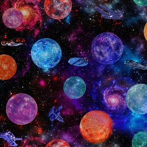 100% cotton print fabric - Sci-Fi by Jason Yenter - AS 3SCI-1