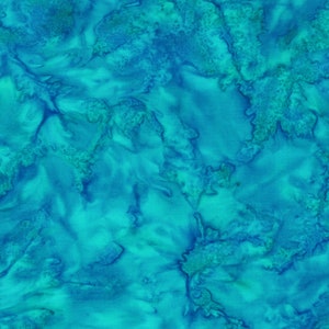 100% cotton Batik fabric - Lava Solids - Blue - 20000-165