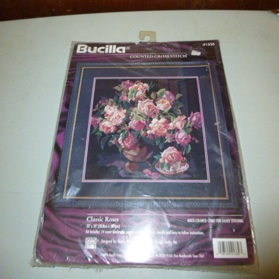 Bucilla Kreuzstich-Set „Blutende Herzen“ – Mini-Bilder-Kit Mit Allem Zubehör Zum Sticken
