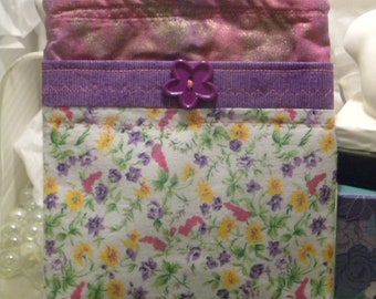 Custom 'LIL Shopper - small over-the-shoulder Purse,  2 pockets outside,  made to order, choose theme, size