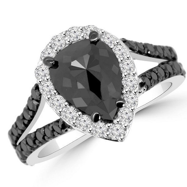 Black diamond dc ring