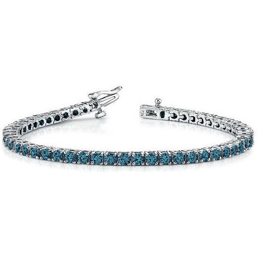 1/3 Carat (Ctw) Blue Sapphire Butterfly Bangle Bracelet in 14K White Gold  with Diamonds - Walmart.com