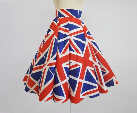 union jack swing dress