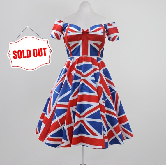 union jack swing dress