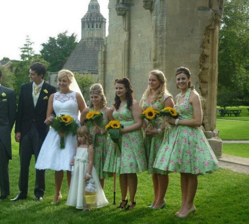 50s bridesmaid dresses