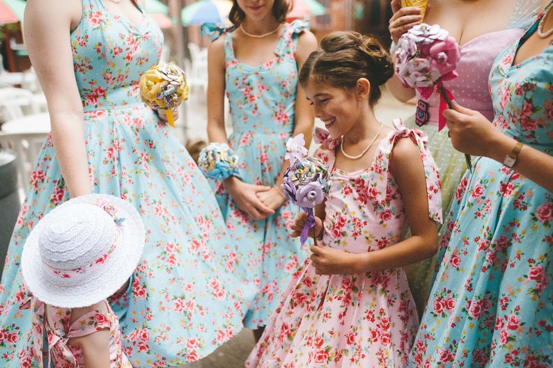 50s Style Flower Girl Dresses