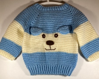 Handknitted Baby Puppy Sweater