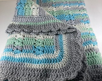 A cozy crochet blanket