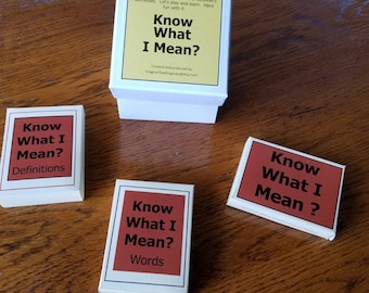 Know What I Mean? Bible Vocabulary Matching Game