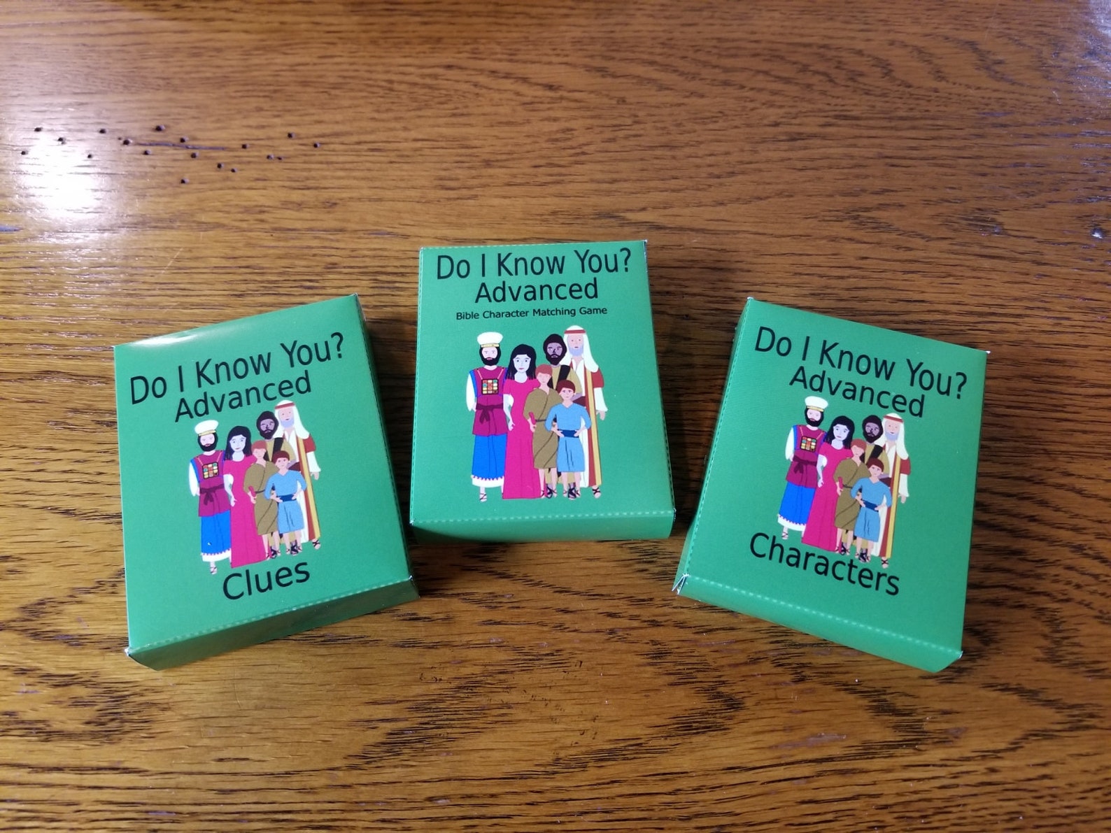 Do I Know You Advanced Bible Character Matching Card Game Etsy