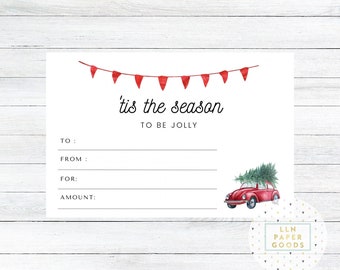 Christmas Gift Certificate Printable