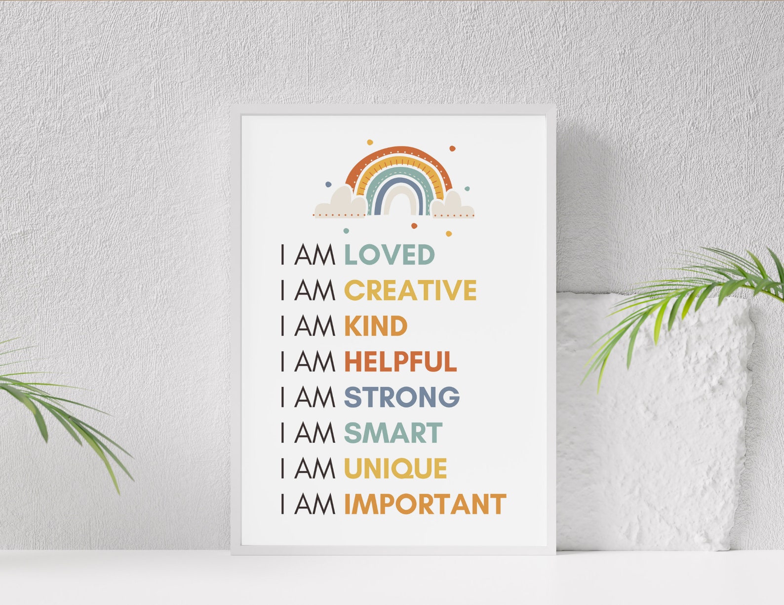 Affirmations Print Affirmations for Kids Positive Art for - Etsy