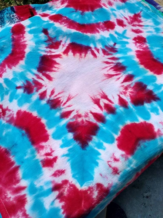 Home & Living Kitchen & Dining Merica Tie Dye Flour Sack Kitchen Towel