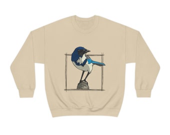 Blue Jay Women's Sweatshirt, Blue Jay Men's Sweatshirt, Woodland Sweatshirt, Trendy Sweatshirt, Heavy Blend Crewneck Sweatshirt