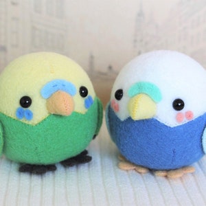 PDF Pattern - Felt Budgie Plush