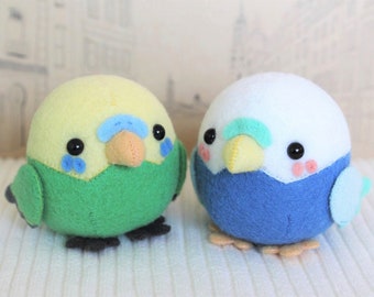 PDF Pattern - Felt Budgie Plush